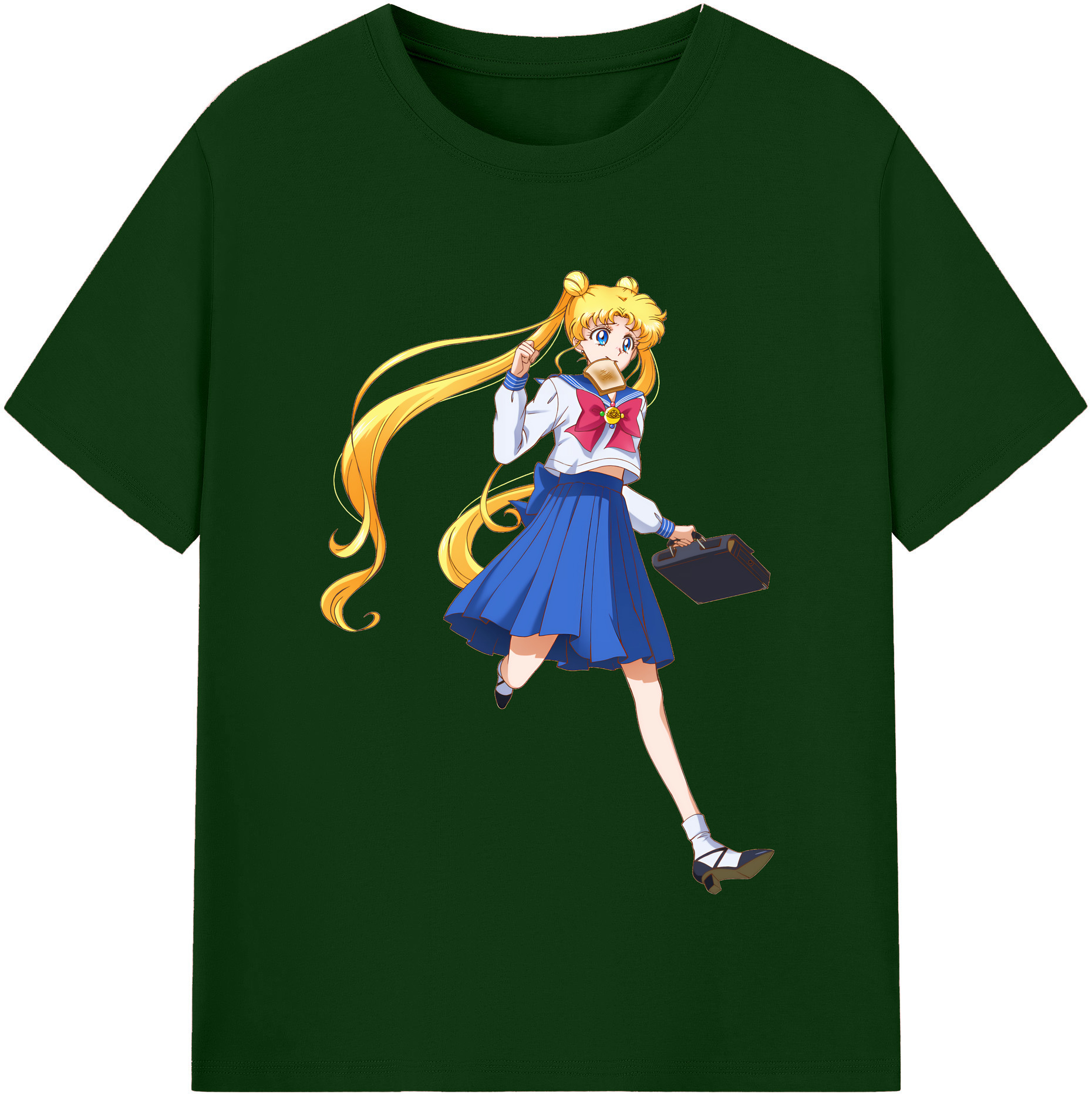 （画像用） 美少女戦士セーラームーン 愛野 美奈子 あいの みなこ Sailor Moon Aino Minako 綿100％半袖Tシャツ（フロントプリント）